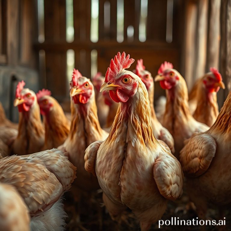 what causes chickens to lose their feathers