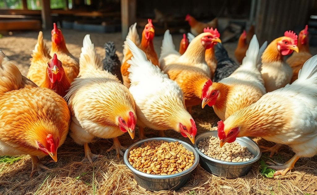 Feed molting chickens high-protein diets