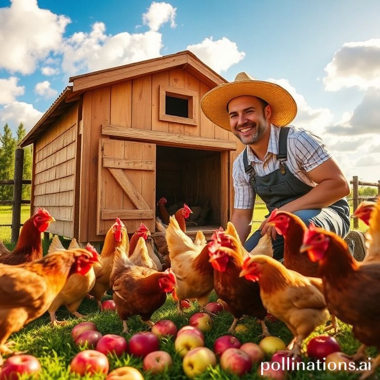 how to feed apples to chickens