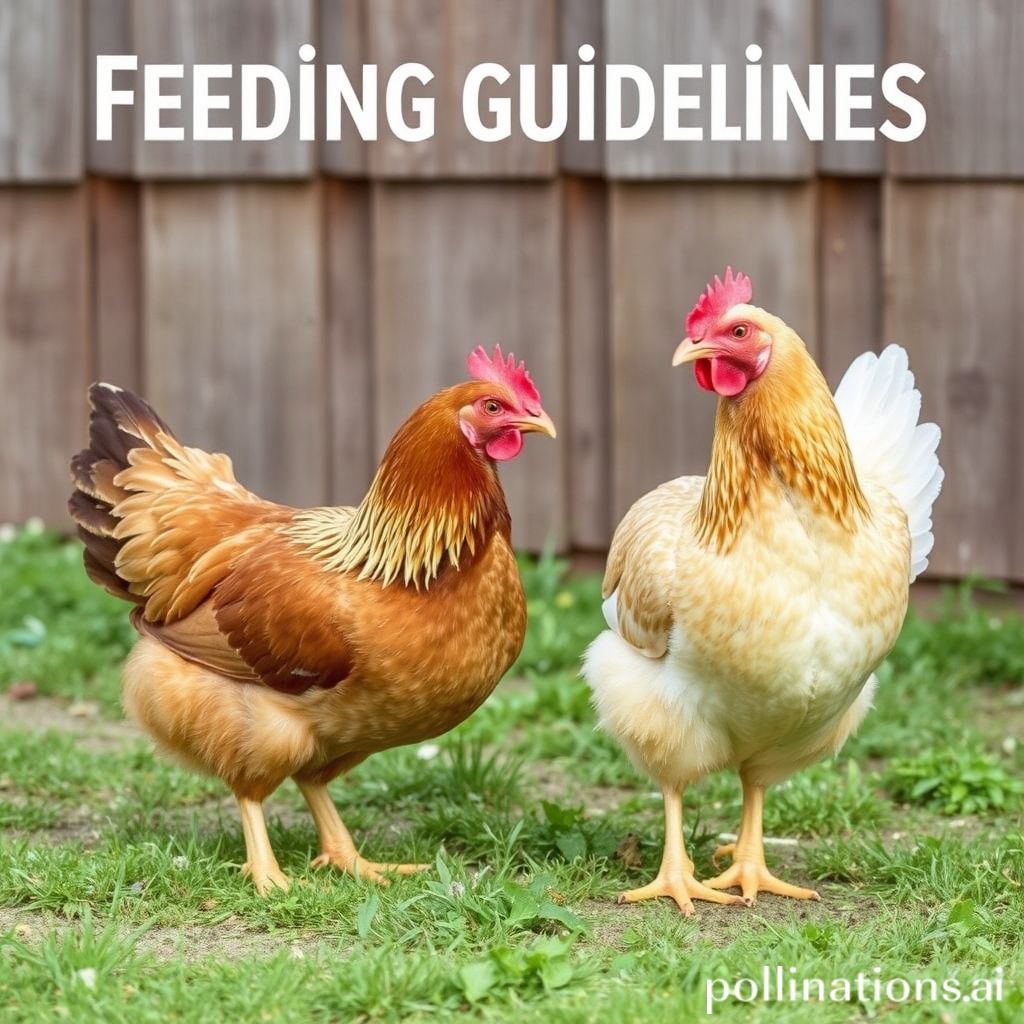 Chicken feeding guide