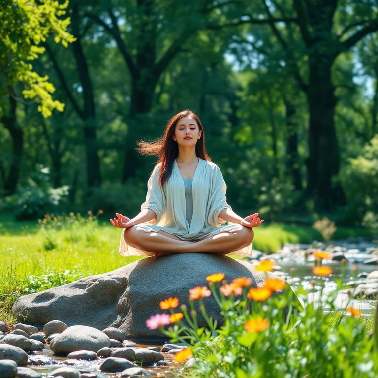 how to meditate outside