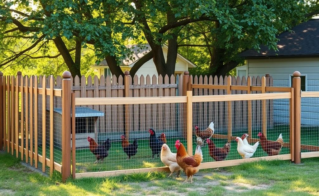 Fence height for chickens impacts safety and security