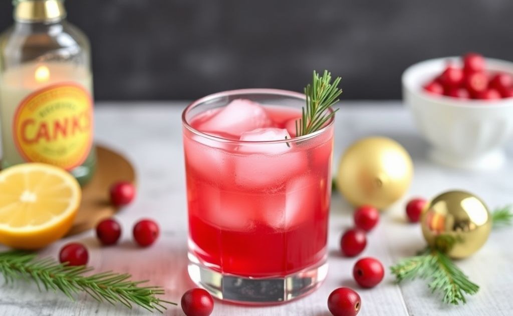 Festive holiday cranberry cocktail ideas