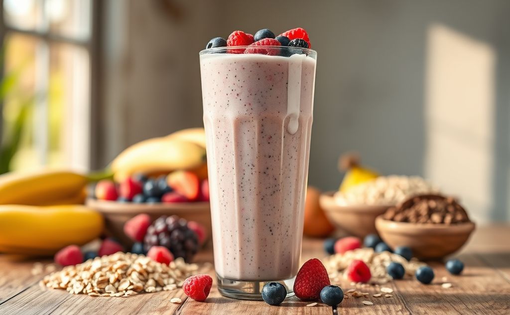Fiber rich protein shake benefits digestion