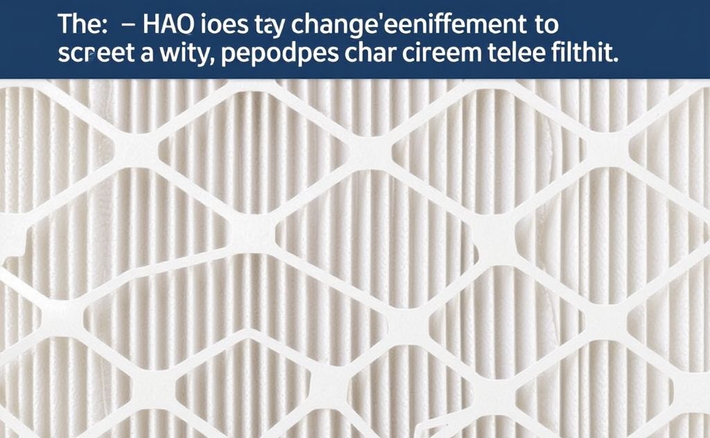 Filter type affects HVAC replacement timing
