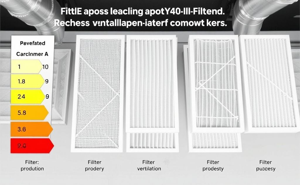 Filter types and ratings in HVAC ventilation