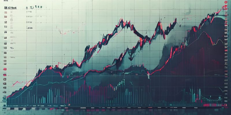 Financial market chart displaying growth trends and investment opportunities for 2026