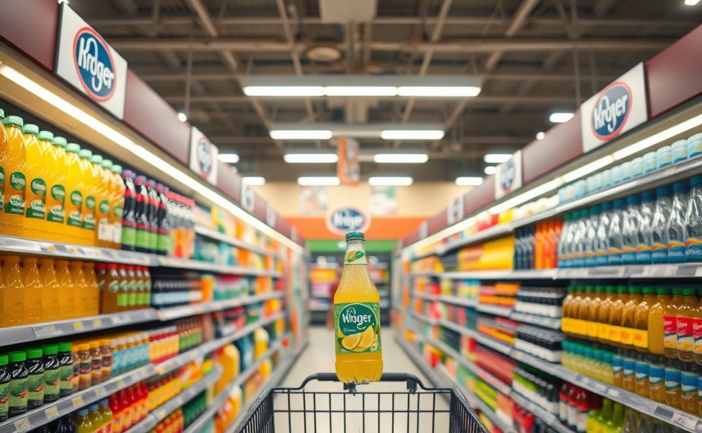 Find lime juice in Kroger's beverage aisle