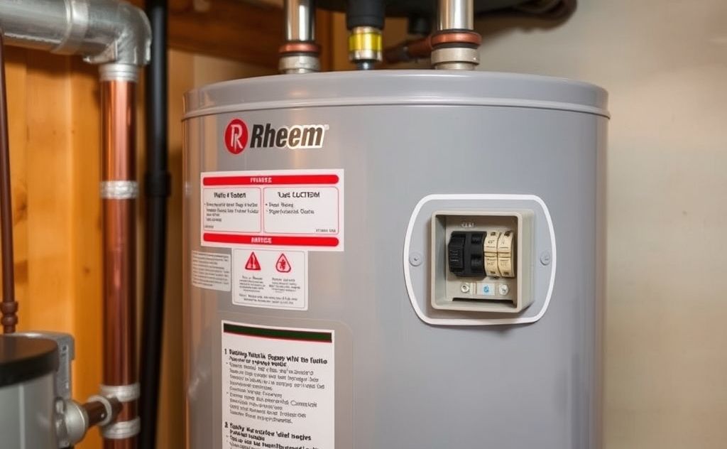 Find the fuse location for Rheem gas water heater