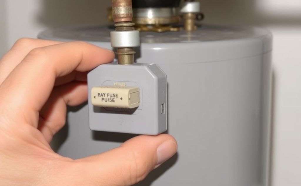 Find the missing fuse for a gas water heater