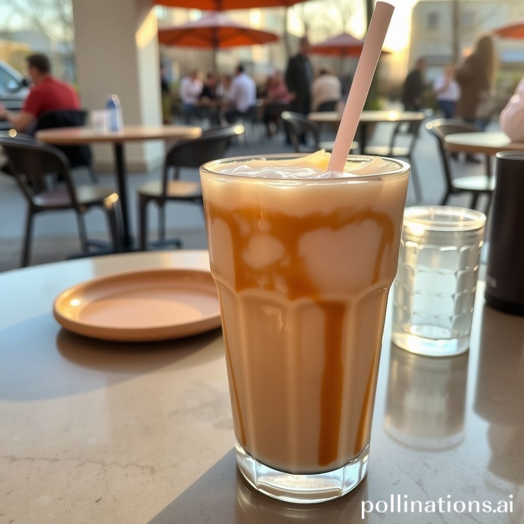 Finished Iced Caramel Macchiato