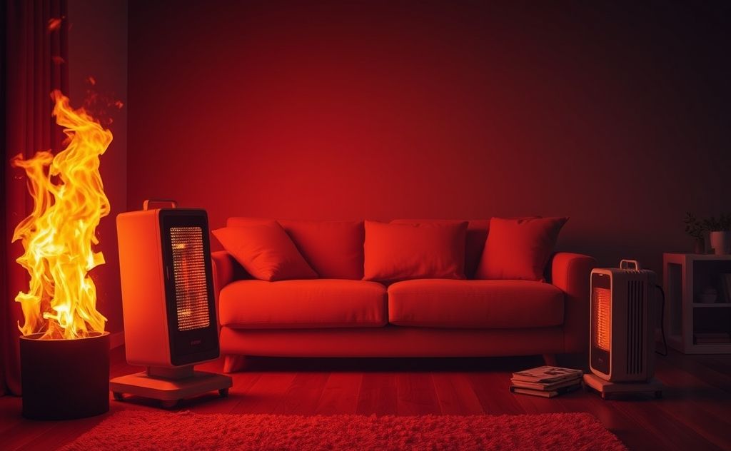 Fire and burn risks from space heaters