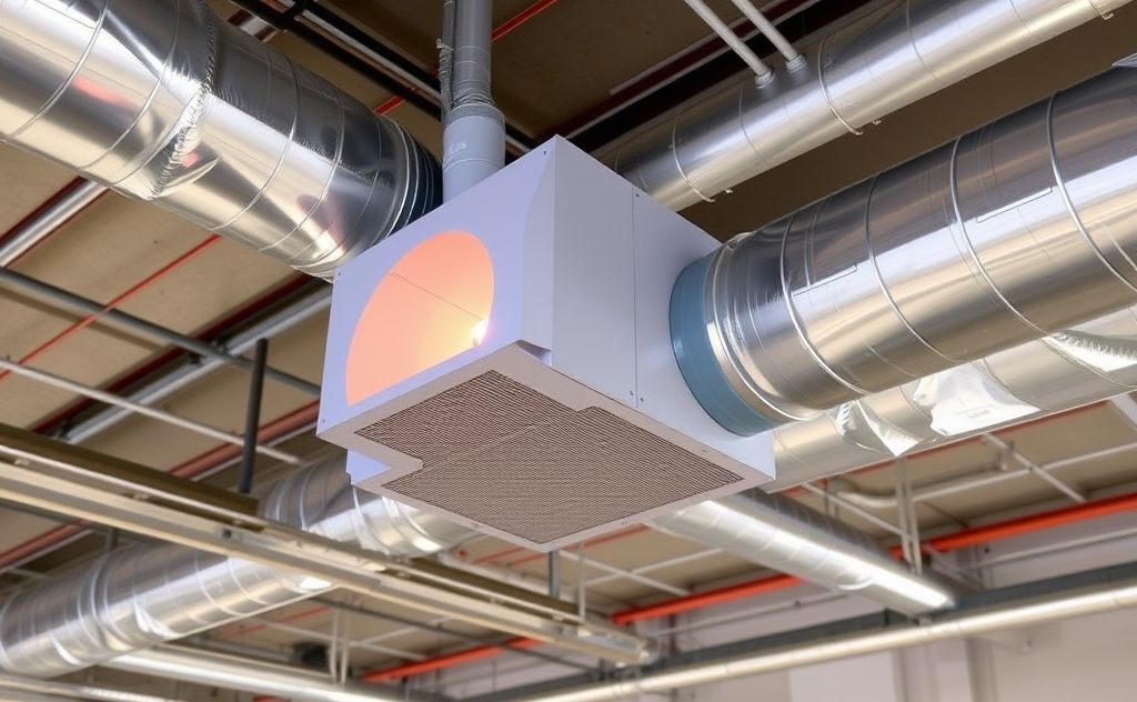 Fire damper in commercial HVAC duct system design