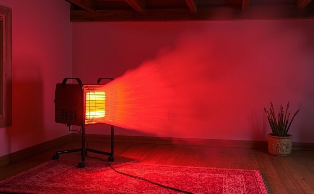 Fire hazard risks of infrared portable heaters