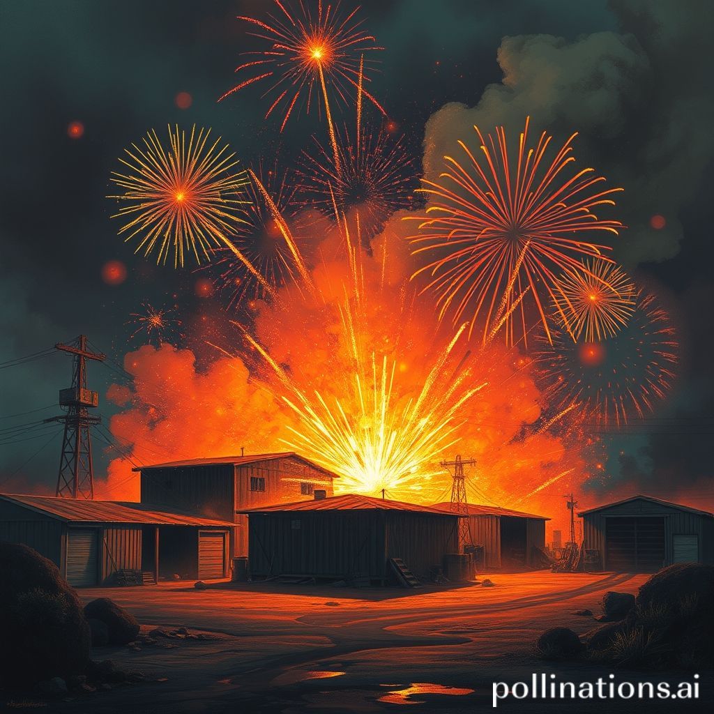 Fireworks warehouse explodes in California