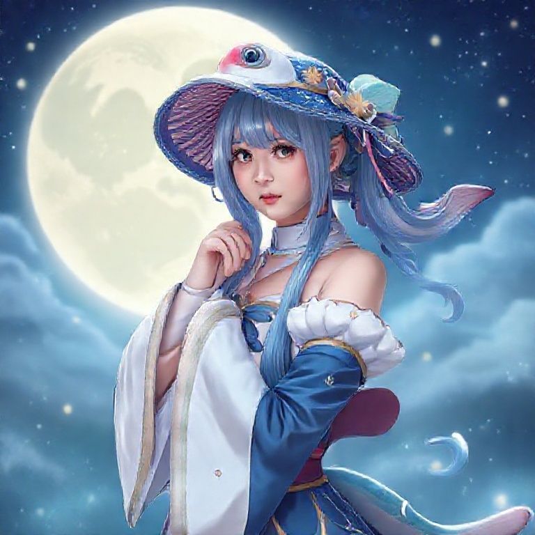 鱼子酱Fish《星月》写真集：梦幻与性感的视觉交响曲