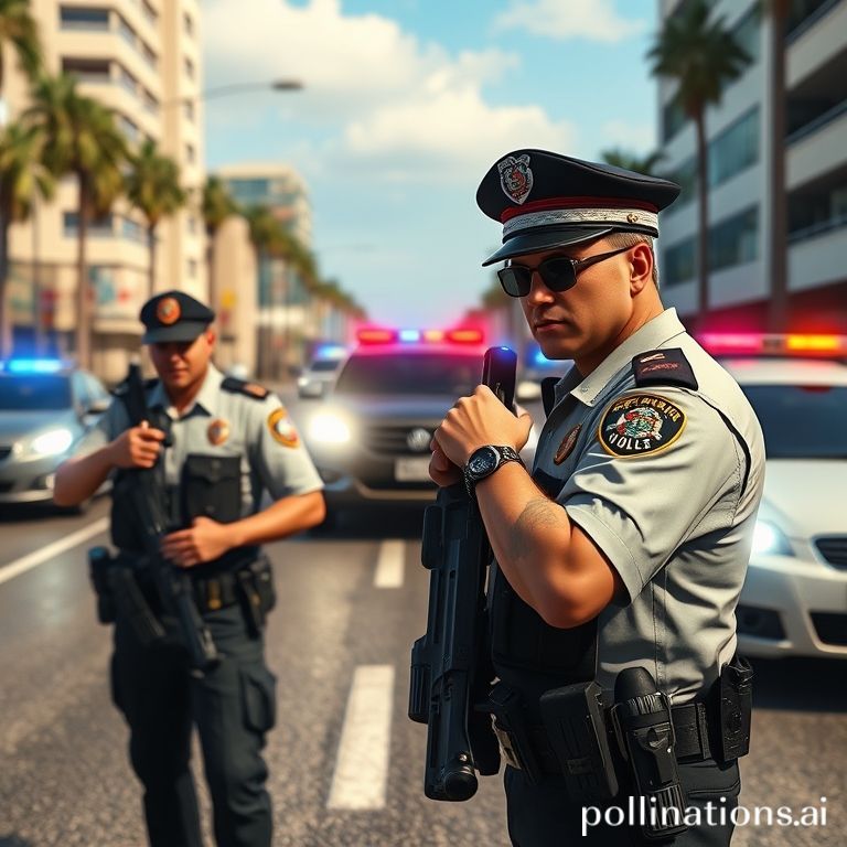 AI Generated Image: FiveM RP server with police chase, custom uniforms, and player interactions