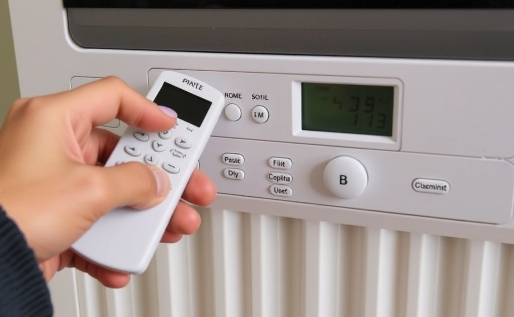 Fixing a broken heating remote control easily