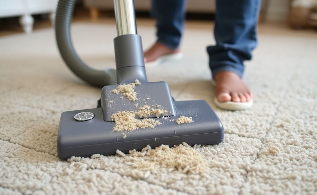 Fixing a vacuum that struggles to pick up dirt.