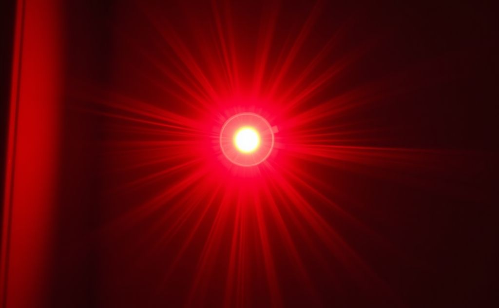 Flashing red hot water heater signals danger