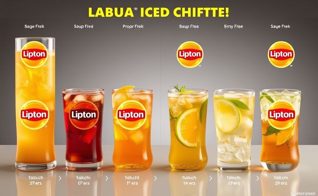 Flavor profiles of Lipton Hard Iced Tea