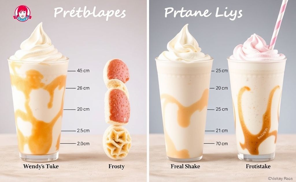 Flavor profiles of Wendy's Frosty and Freal Shake