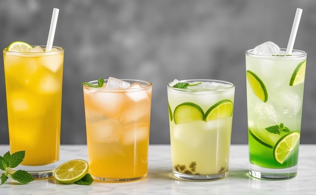 Flavors featuring green tea in Sparkling Ice