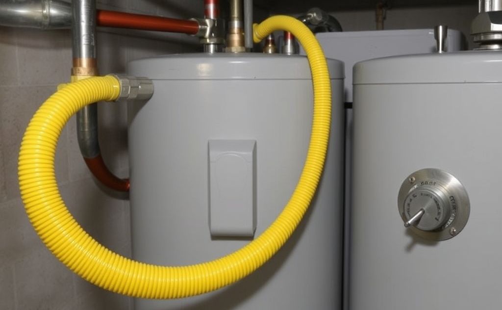 Flex fuel lines not suitable for water heaters MI