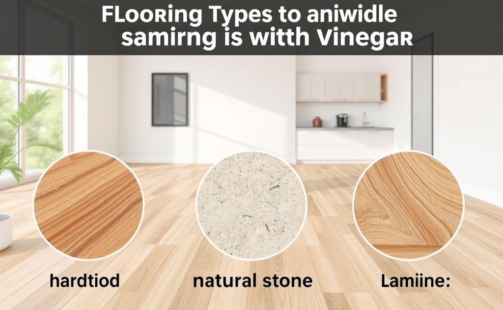 Flooring types to avoid when mopping with vinegar
