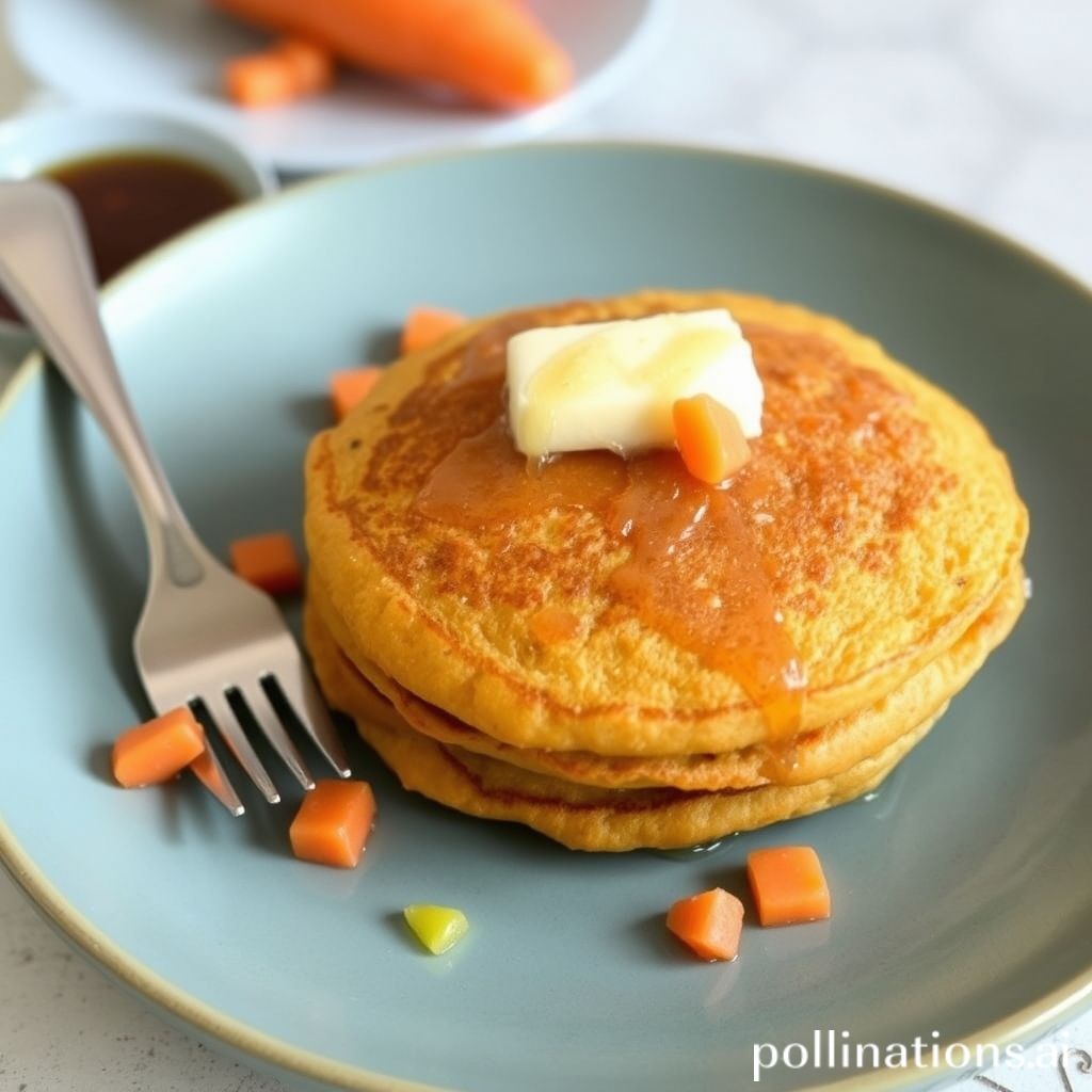 Delicious Carrot Pulp Pancakes