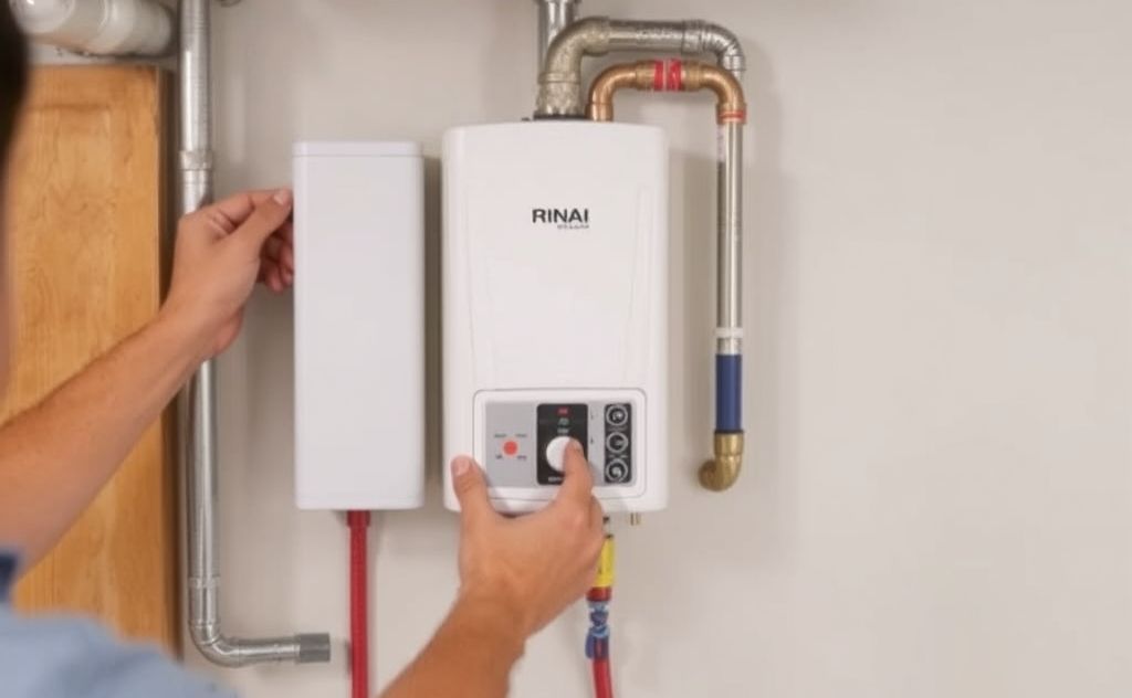 Flush a Rinnai tankless water heater in easy steps