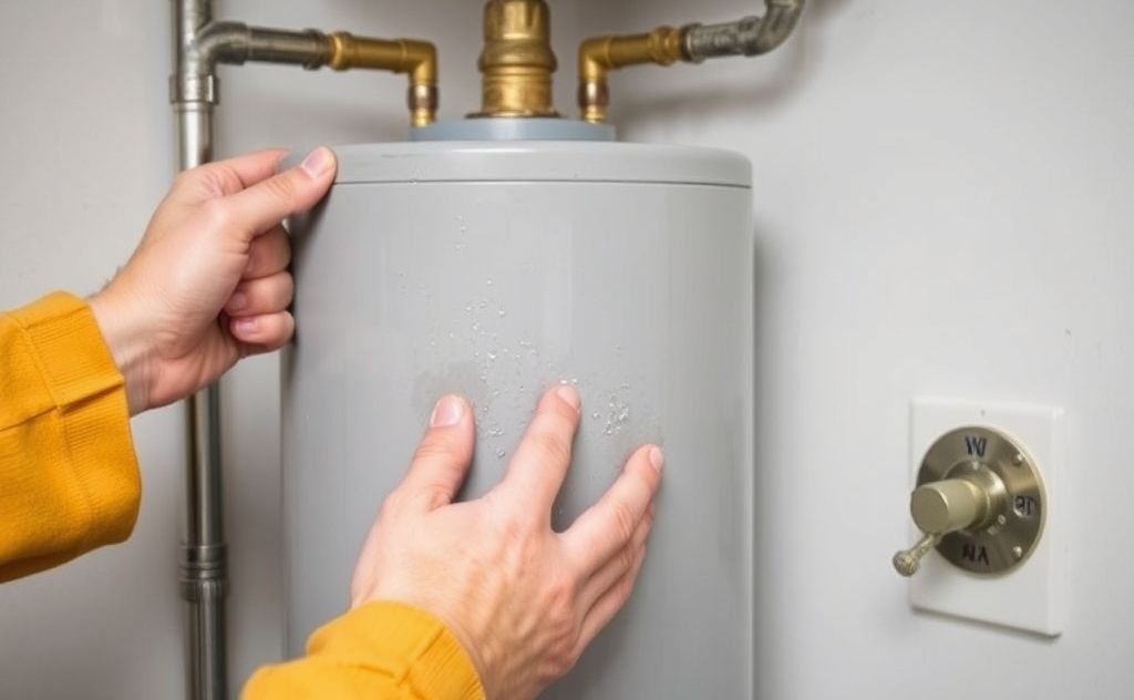 Flushing a water heater for better water pressure