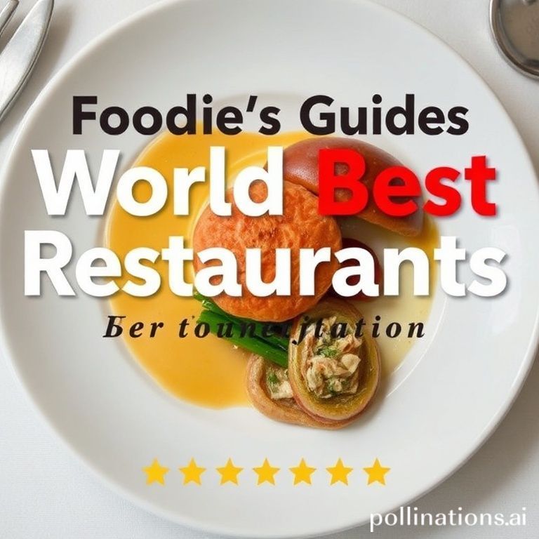 Foodie's Guide to the World's Best Restaurants: Michelin Stars and Beyond