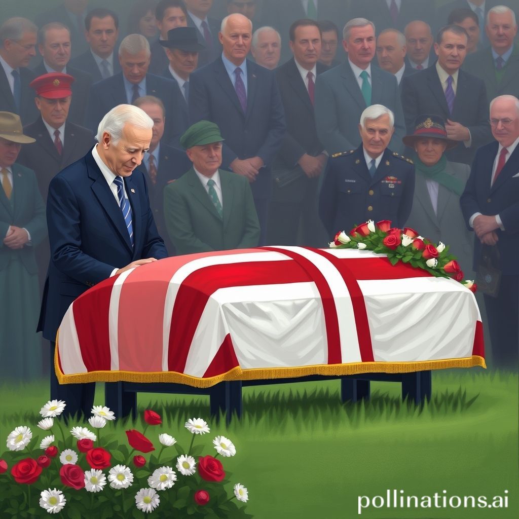 Former President Biden pays his respect to slain Minnesota lawmaker and her husband as they lie in state