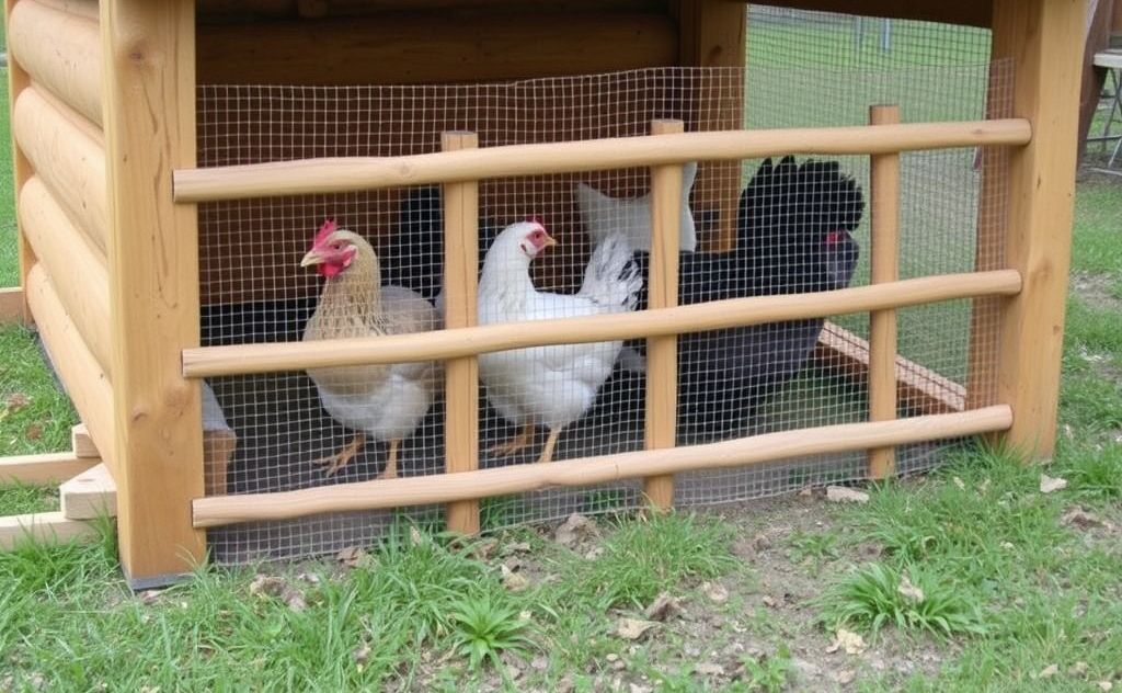 Fortify chicken coop against fox attacks