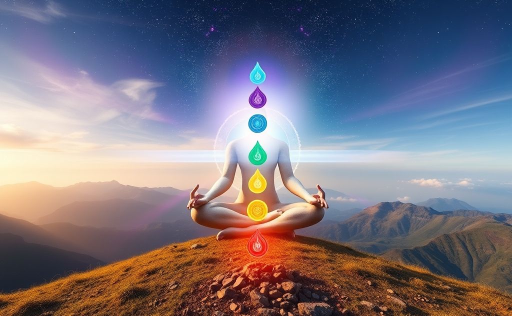 Four new chakras beyond the seven main ones