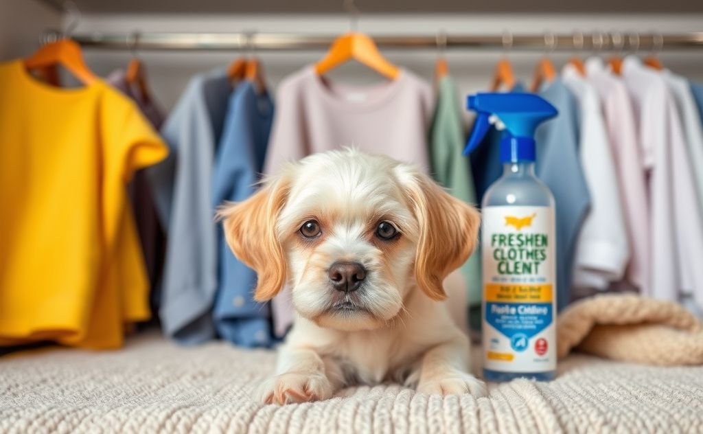 Freshen clothes, banish pet odors