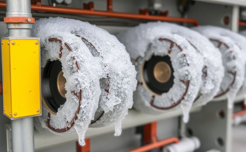 Frozen coils on heat pumps in HVAC systems