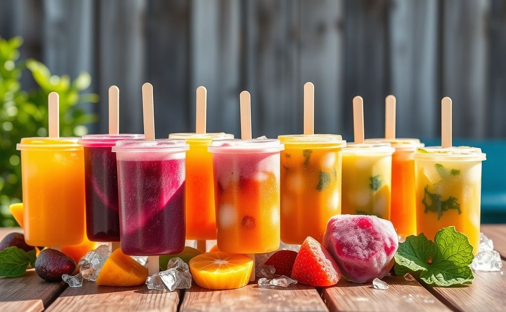 Frozen desserts made with a champion juicer