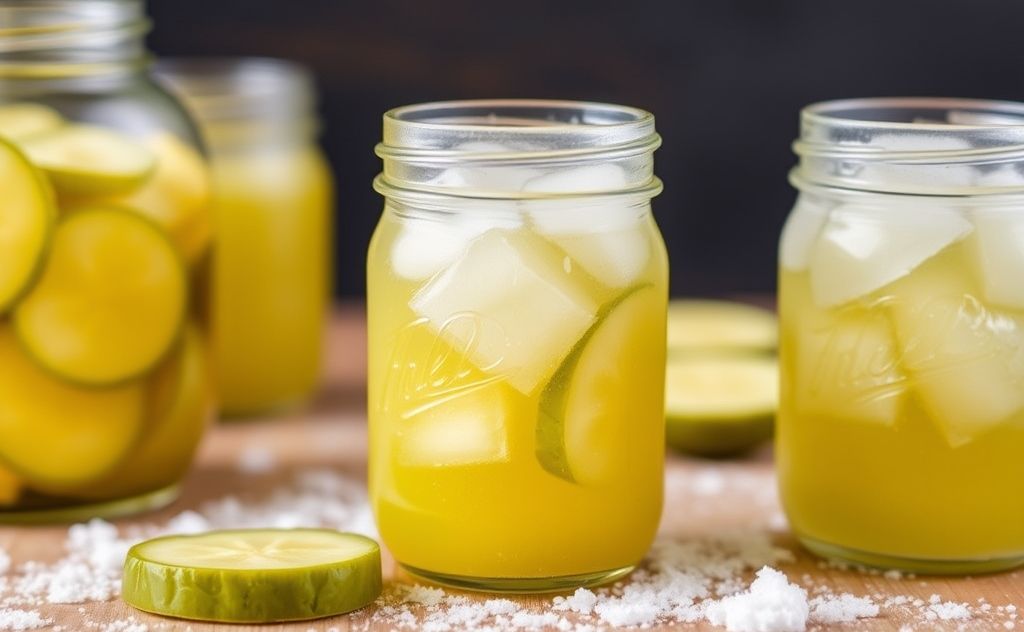 Frozen pickle juice in creative recipes