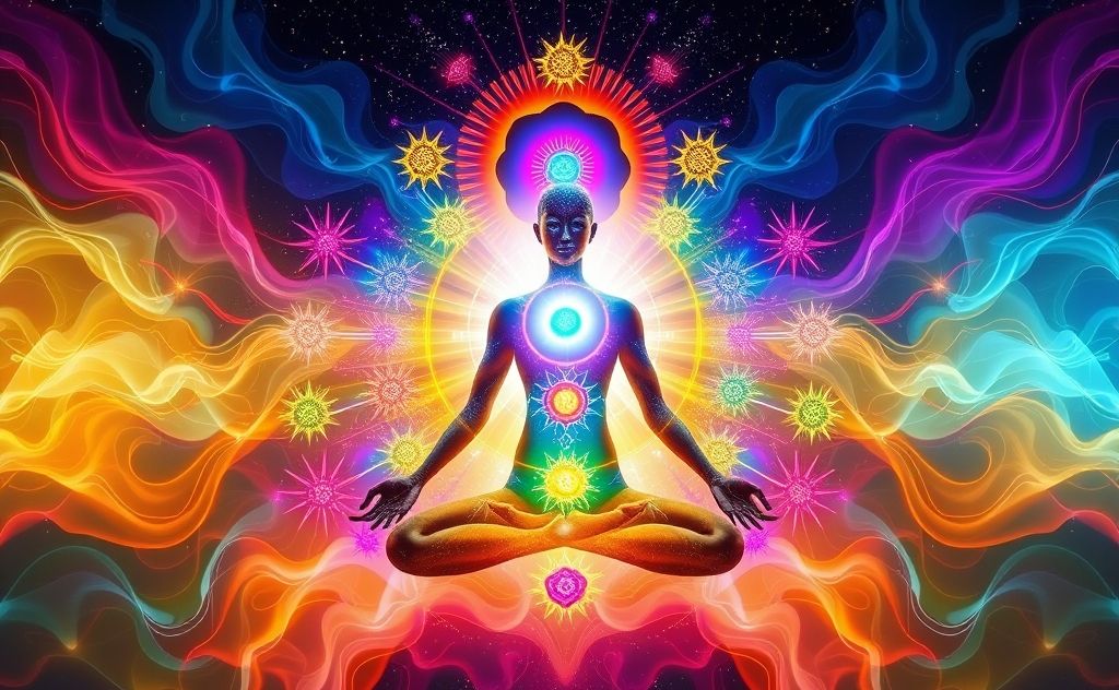 Full 114 Chakra System with vibrant energy flow