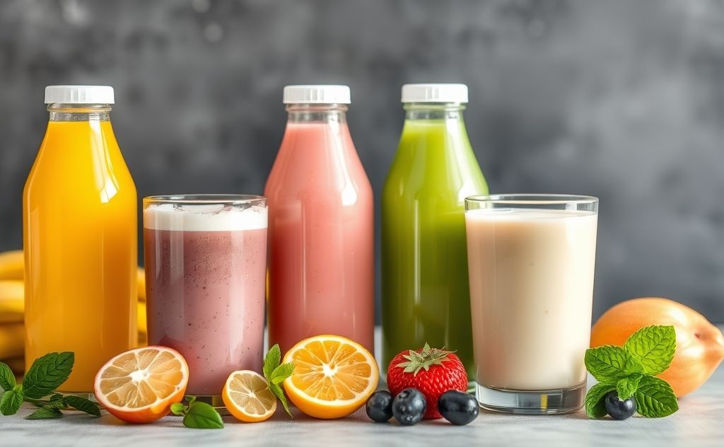 Full liquid diet drinks for nutrition and health