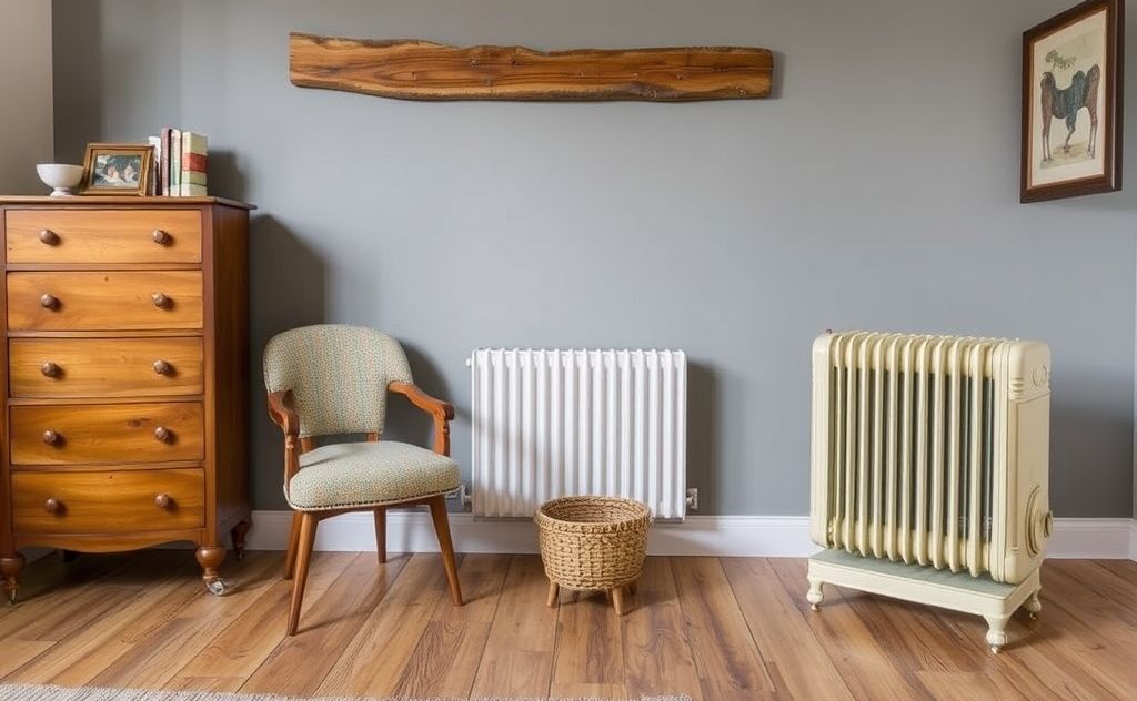 Furniture matching vintage heater style