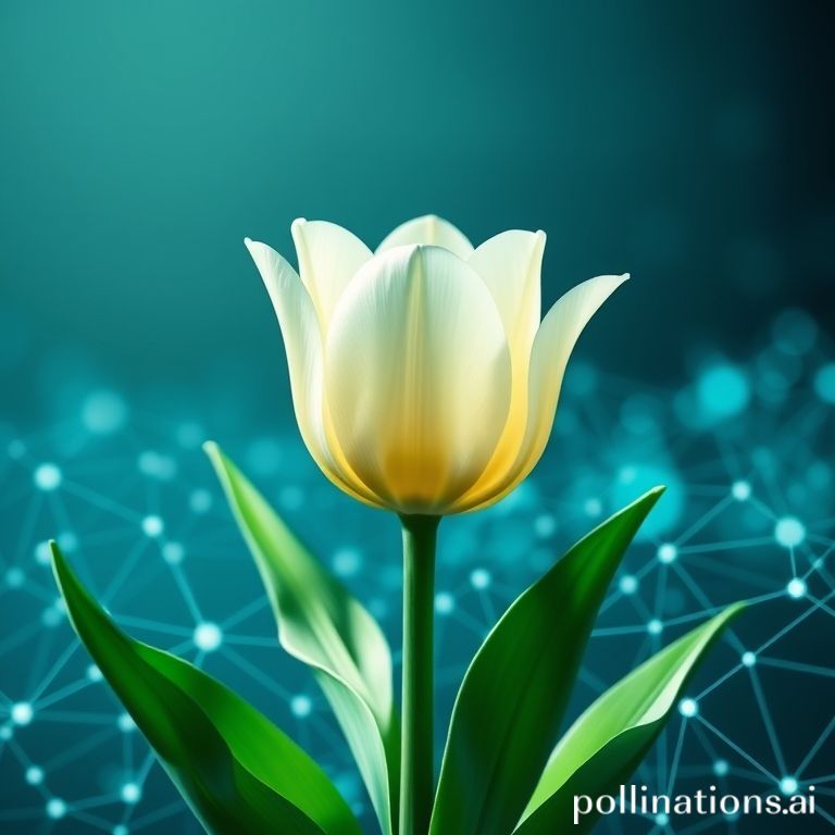 Visualisasi digital yang bersih dan modern dari antarmuka platform perdagangan kripto Flying Tulip, menampilkan integrasi pasar.