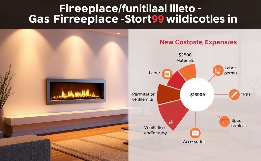 Gas fireplace installation costs breakdown
