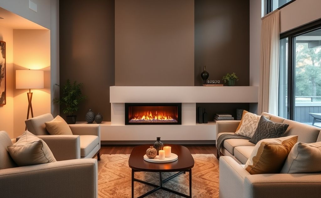 Gas fireplaces offer warmth and style for any home.