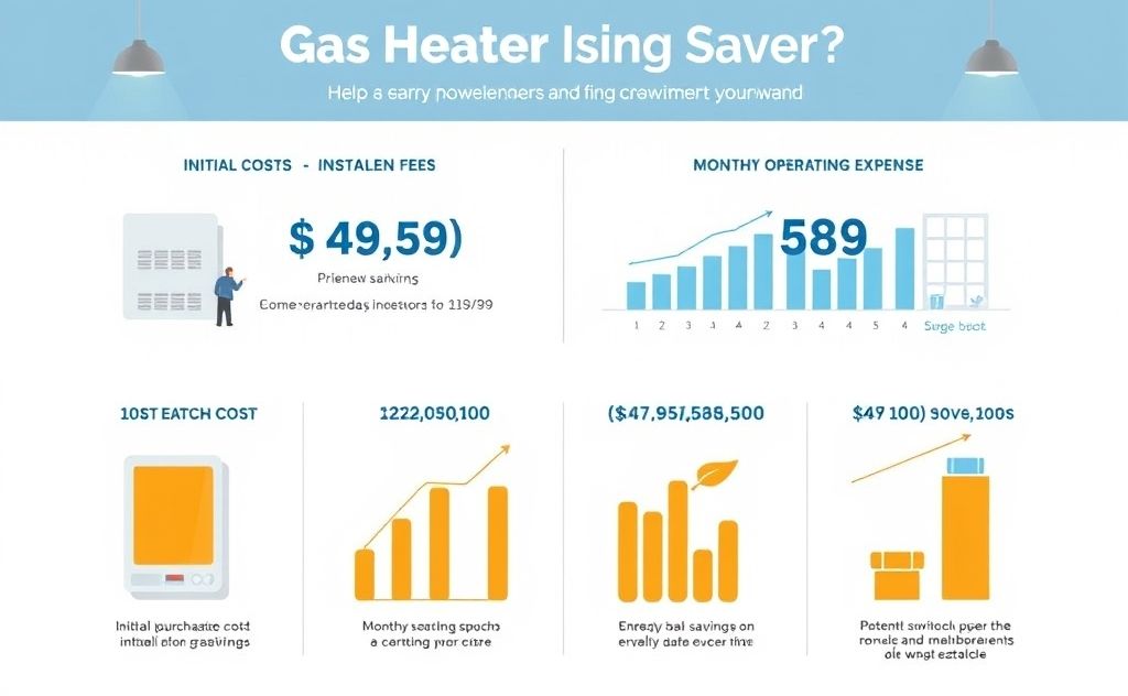 Gas heater cost breakdown and savings overview