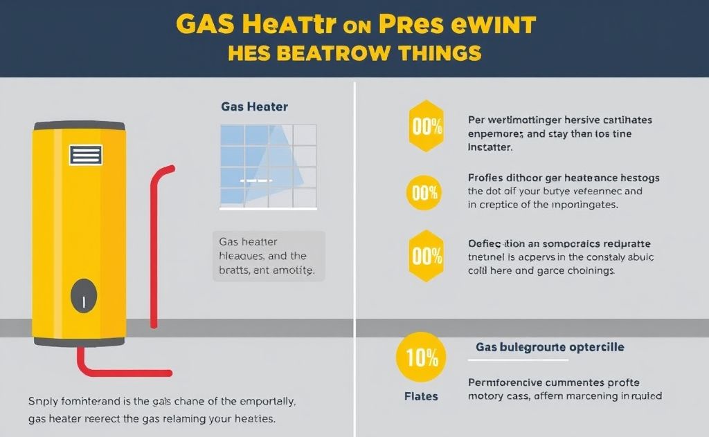 Gas heater maintenance cost breakdown infographic