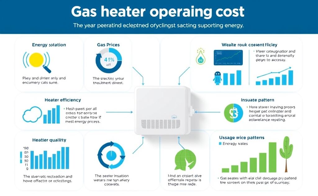 Gas heater operating cost factors analysis