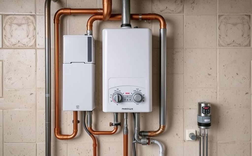 Gas heating central hot water drawbacks and concerns